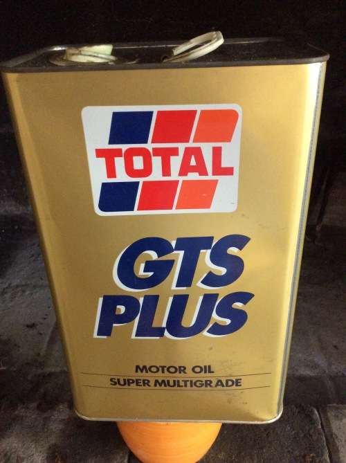 TOTAL GTS - FIVE LITRE OIL CAN  / OIL CAN  - GREAT FIND -