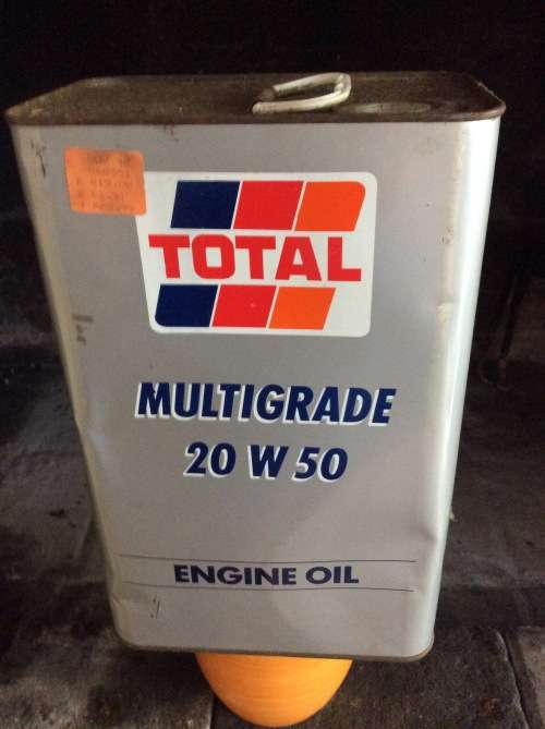 TOTAL MULTIGRADE - FIVE LITRE OIL CAN  / OIL CAN  - GREAT FIND -