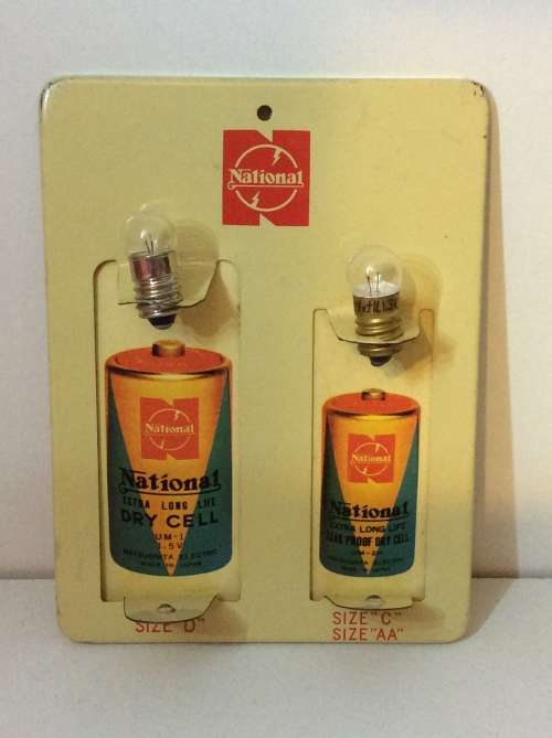 VINTAGE NATIONAL NEW OLD STOCK CELL/BATTERY CHECKER - GREAT FIND - WORKING & MUST HAVE -