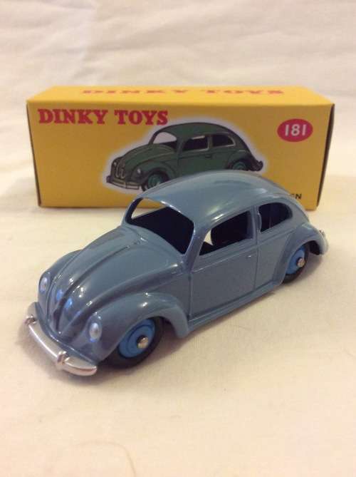 DINKY TOYS - ATLAS EDITION - VOLKSWAGEN BUG  -  BRILLIANT -