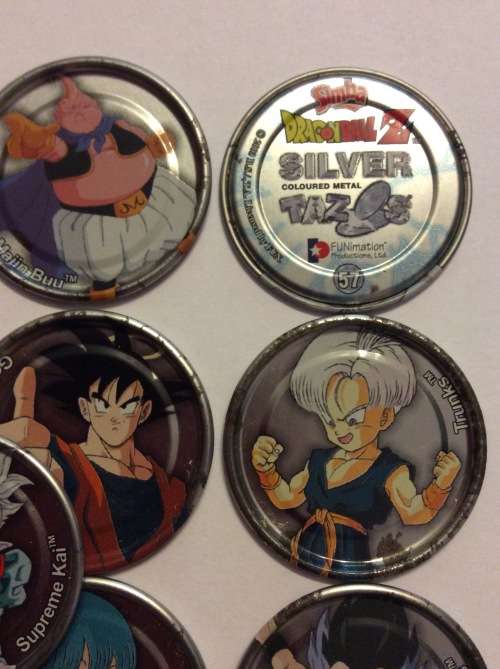 40 SILVER METAL 2003 DRAGONBAL Z  TAZOS - RARE FIND - ALL ONE BID -