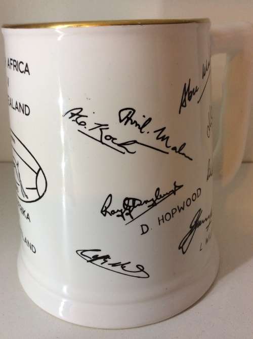 1960 SA vs NEW ZEALAND DROSTDY GRAHAMSTOWN MUG - GREAT CONDITION - AMAZING -