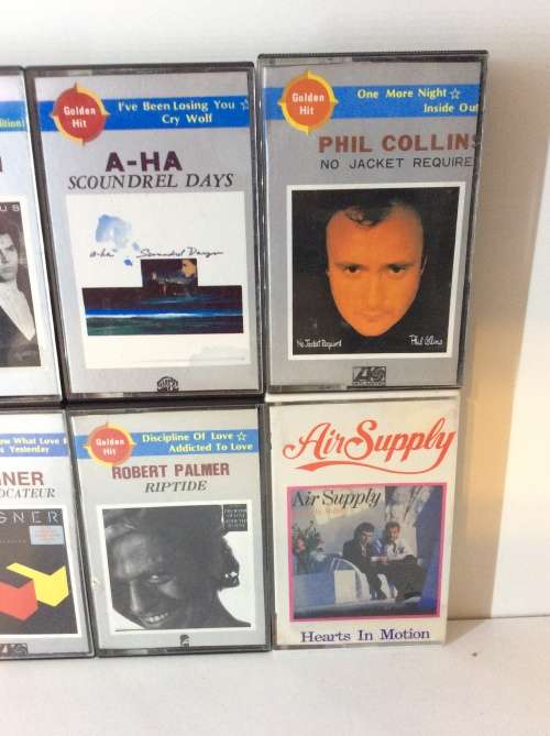 COLLECTION OF EIGHT 1980s CLASSIC CASETTE TAPES - BID PER TAPE FOR LOT - MAKE YOUR OWN MIX TAPE! -