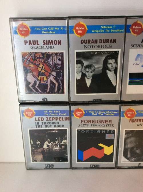 COLLECTION OF EIGHT 1980s CLASSIC CASETTE TAPES - BID PER TAPE FOR LOT - MAKE YOUR OWN MIX TAPE! -