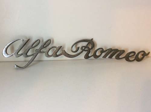 OLD ALFA ROMEO CAR BADGE - GREAT DISPLAY PIECE -