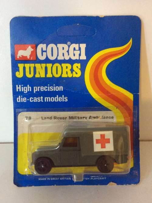 NEW OLD STOCK - 1973 CORGI LAND ROVER AMBULANCE - SEALED -