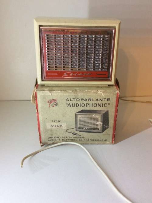 ALTOPARLANTE AUDIOPHONIC ITALIAN SPEAKER - NOT TESTED - GREAT OLD ITEM -