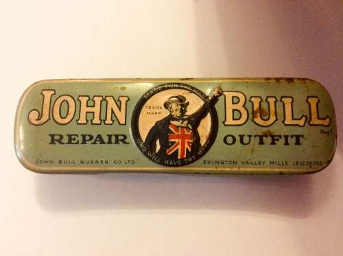 OLD JOHN BULL REPAIR OUTFIT TIN