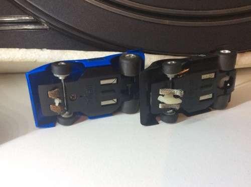 VINTAGE POLISTILL ELECTRIC RACE SLOT CAR CIRCUIT - WORKING - GREAT OLD TOY SET -