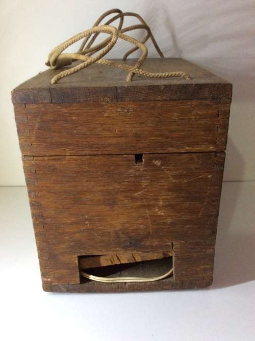1910s to 1920s EDISON BEL CRYSTAL RADIO CASE - CONVERTED WITH MORSE CODE KEY - SPECIAL ITEM -