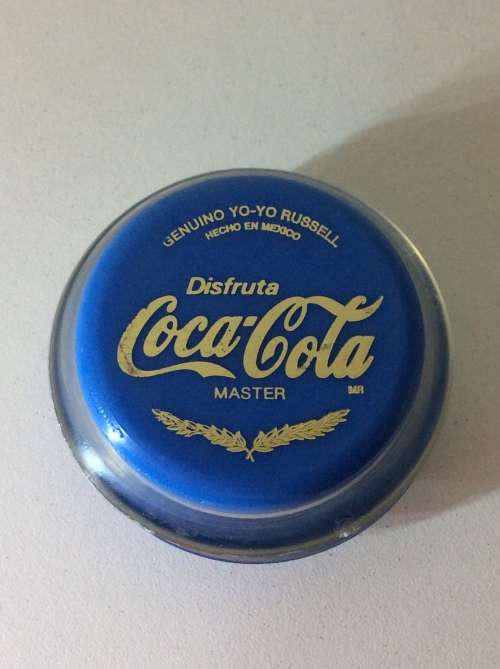 RUSSELL COCA COLA  MASTER YO YO - MADE IN MEXICO - COOL BLUE -