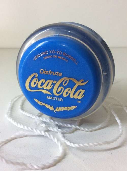 RUSSELL COCA COLA  MASTER YO YO - MADE IN MEXICO - COOL BLUE -