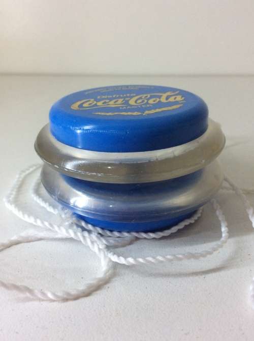 RUSSELL COCA COLA  MASTER YO YO - MADE IN MEXICO - COOL BLUE -