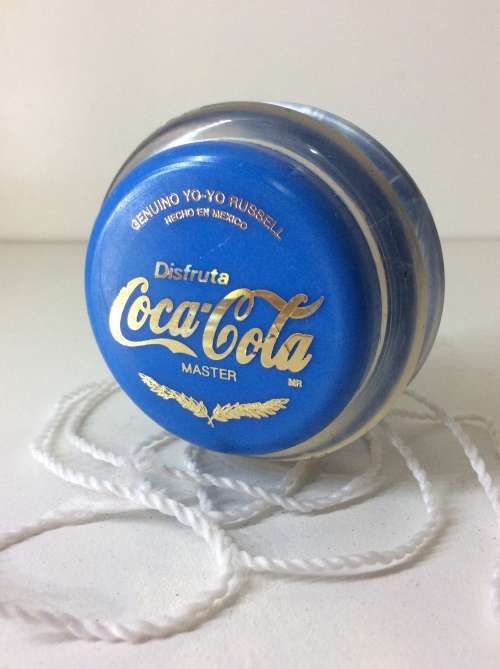 RUSSELL COCA COLA  MASTER YO YO - MADE IN MEXICO - COOL BLUE -