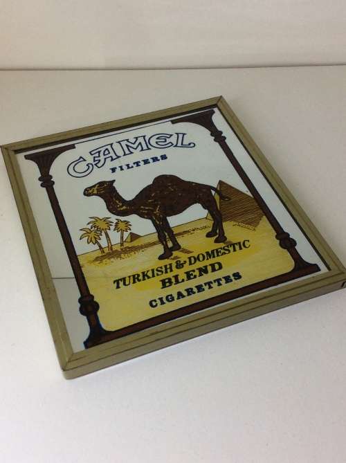 CAMEL BAR MIRROR - 15cm by 15cm