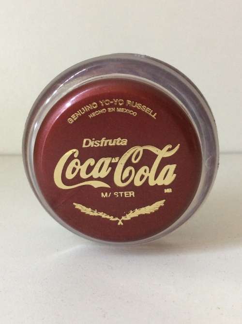 RUSSELL COCA COLA  MASTER YO YO - MADE IN MEXICO - COOL RED -