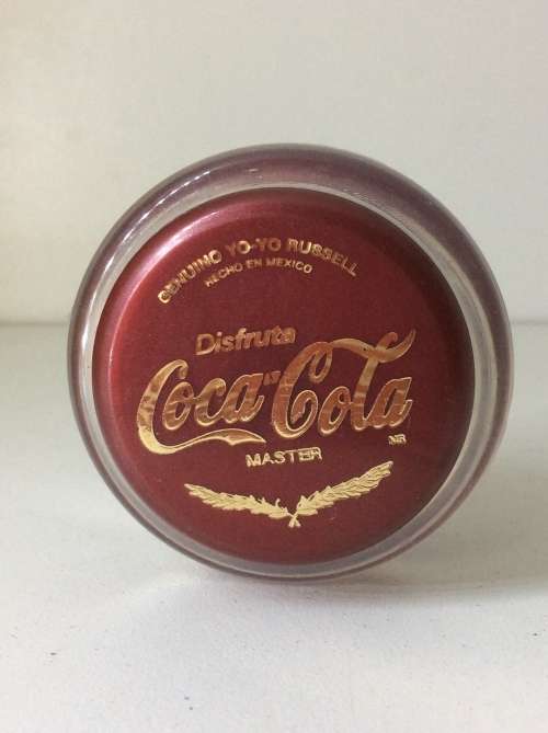 RUSSELL COCA COLA  MASTER YO YO - MADE IN MEXICO - COOL RED -
