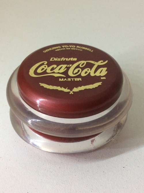 RUSSELL COCA COLA  MASTER YO YO - MADE IN MEXICO - COOL RED -