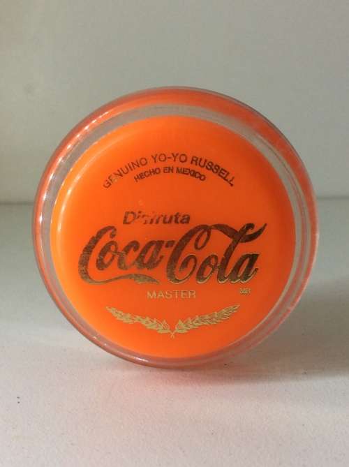RUSSELL COCA COLA  MASTER YO YO - MADE IN MEXICO - COOL ORANGE -