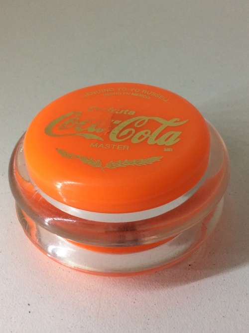 RUSSELL COCA COLA  MASTER YO YO - MADE IN MEXICO - COOL ORANGE -