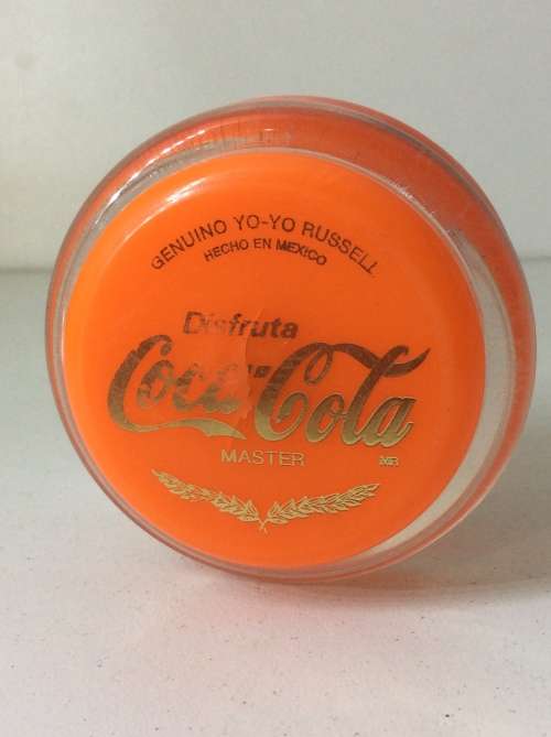 RUSSELL COCA COLA  MASTER YO YO - MADE IN MEXICO - COOL ORANGE -