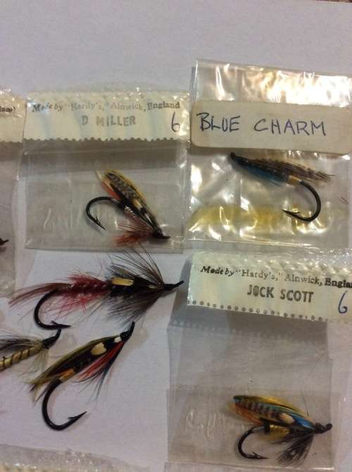 VINTAGE COLLECTION OF ENGLISH FLY FISHING FLIES - ALL ONE BID - VALUE R100+ per fly -