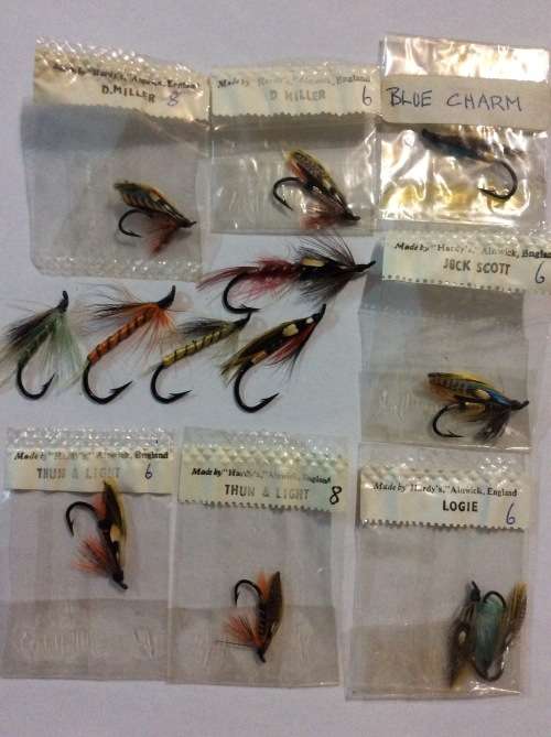 VINTAGE COLLECTION OF ENGLISH FLY FISHING FLIES - ALL ONE BID - VALUE R100+ per fly -