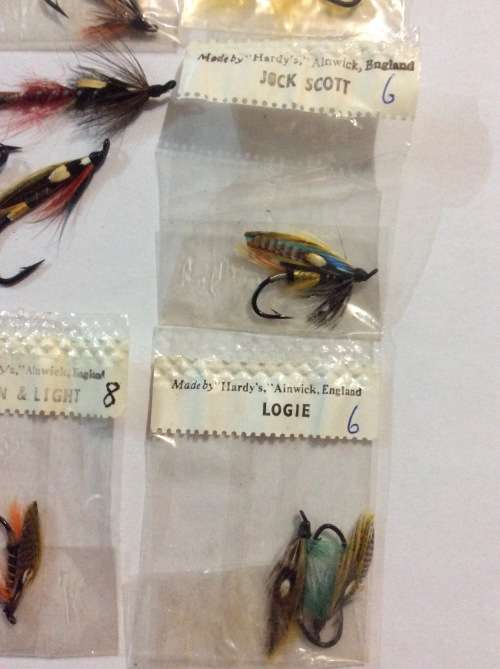 VINTAGE COLLECTION OF ENGLISH FLY FISHING FLIES - ALL ONE BID - VALUE R100+ per fly -