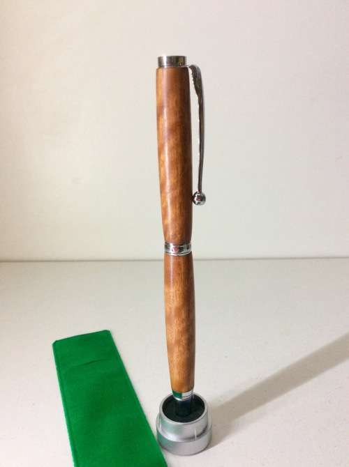 RED RIVER GUM WOOD PEN - L&L WOOD TURNERS - NEW HAND MADE WITH TWIST MECHANISM - BEAUTIFUL GIFT -