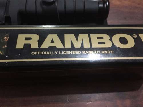 RAMBO FIRST BLOOD PART VI KNIFE - THIS IS NOT A TOY -