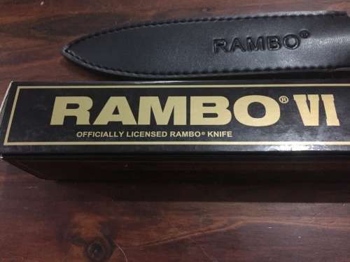 RAMBO FIRST BLOOD PART VI KNIFE - THIS IS NOT A TOY -