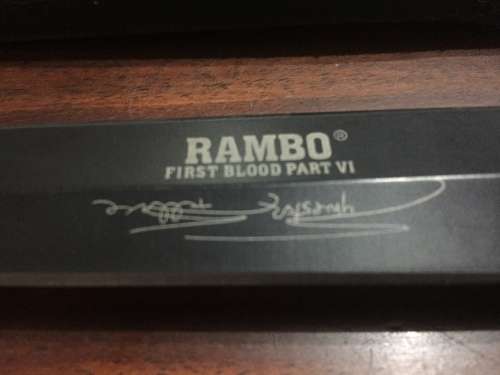 RAMBO FIRST BLOOD PART VI KNIFE - THIS IS NOT A TOY -