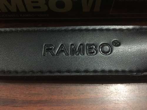 RAMBO FIRST BLOOD PART VI KNIFE - THIS IS NOT A TOY -