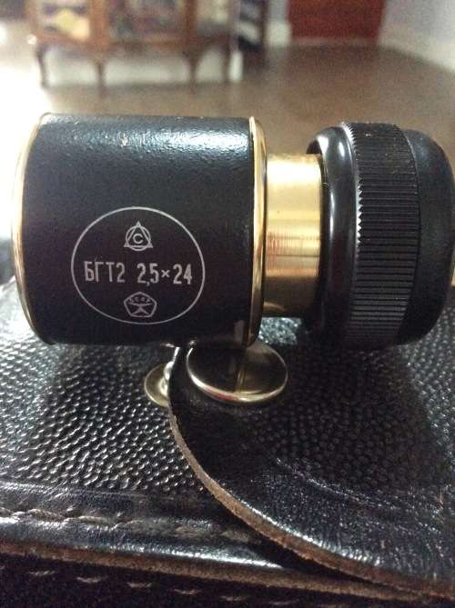 VERY OLD PAIR OF RUSSIAN OPERA GLASSES IN ORIGINAL CASE - CIRCA 1950s -