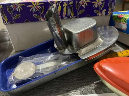 TWO POP TIN LITHO STEAM BOATS MADE IN INDIA - NEW OLD STOCK -