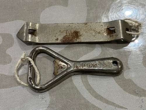 TWO OLD LION BEER OPENERS