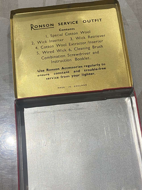 Old RONSON tin