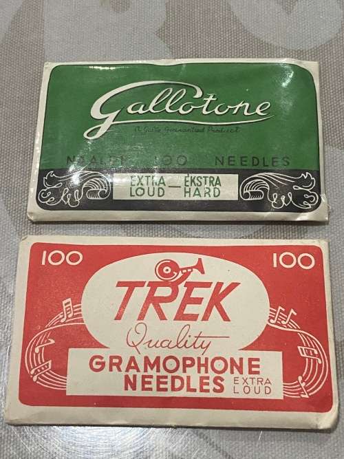 TWO GRAMOPHONE NEEDLES ENVELOPES SEALED