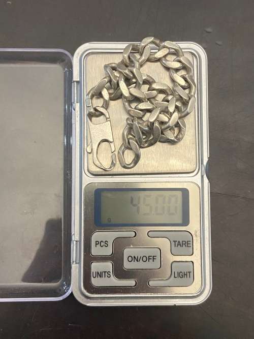 925 SILVER HEAVY THICK MENS CHAIN - 27cm -