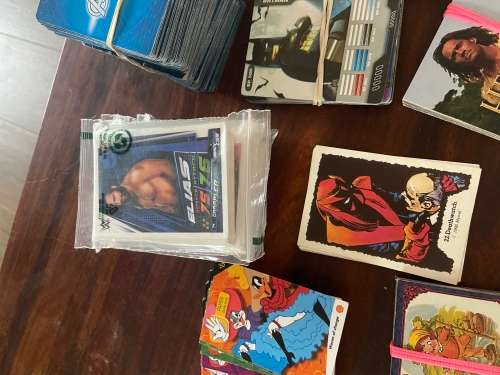 LARGE COLLECTION VARIOUS OLD TRADING CARDS - ALL FOR ONE BID - AS ON PICS -