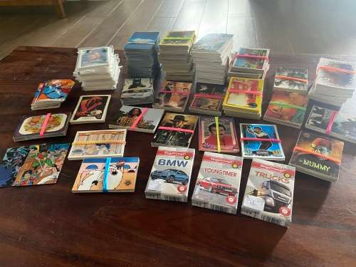 LARGE COLLECTION VARIOUS OLD TRADING CARDS - ALL FOR ONE BID - AS ON PICS -