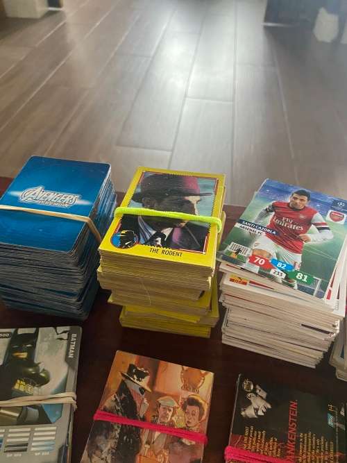 LARGE COLLECTION VARIOUS OLD TRADING CARDS - ALL FOR ONE BID - AS ON PICS -