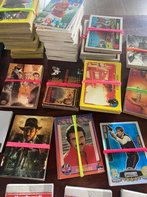 LARGE COLLECTION VARIOUS OLD TRADING CARDS - ALL FOR ONE BID - AS ON PICS -