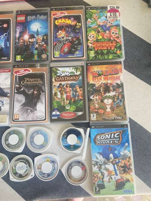 25 PSP GAMES ALL FOR ONE BID !!!!!!