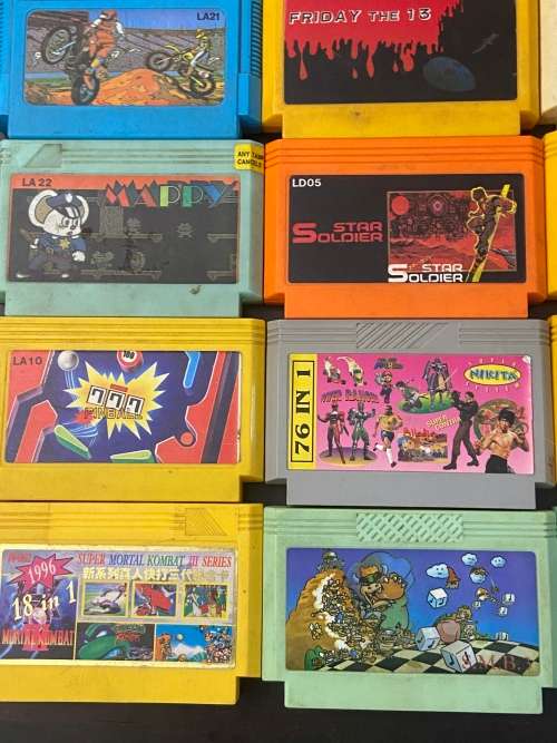 19 OLD NIS 8bit GAMES - SOME GREAT TITLES - ALL ONE BID -