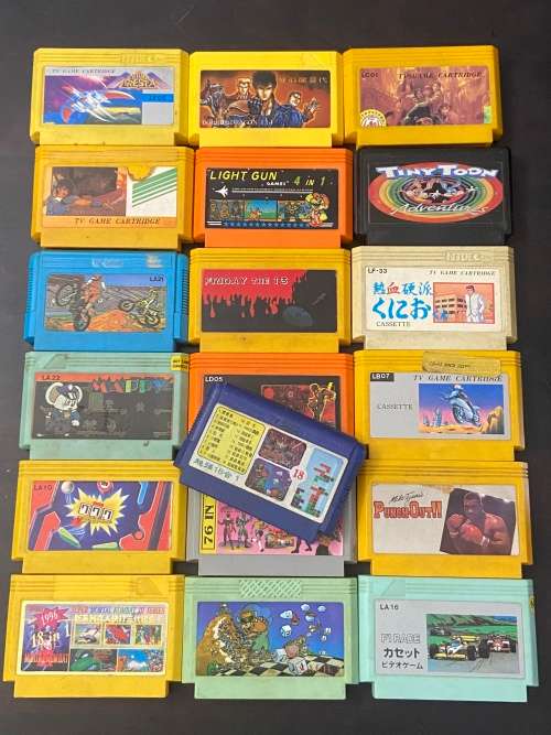 19 OLD NIS 8bit GAMES - SOME GREAT TITLES - ALL ONE BID -