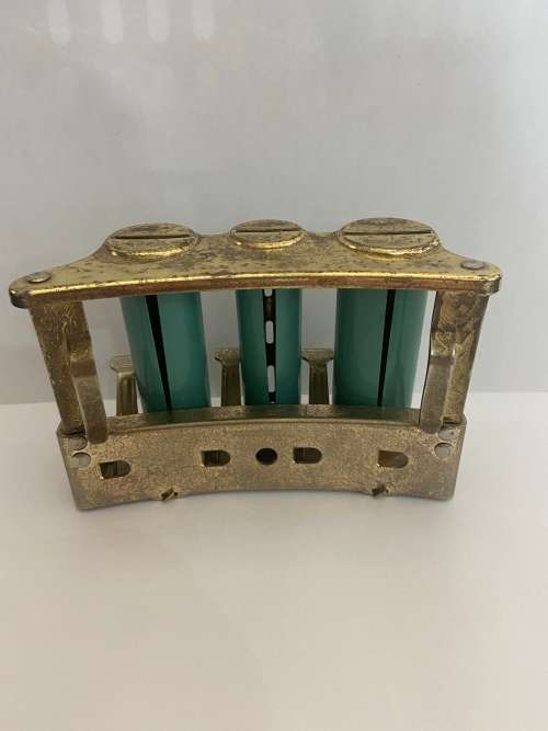 OLD TRAIN/BUS CONDUCTORS MONEY DISPENSER CASE - WORKING -