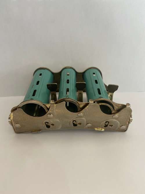 OLD TRAIN/BUS CONDUCTORS MONEY DISPENSER CASE - WORKING -