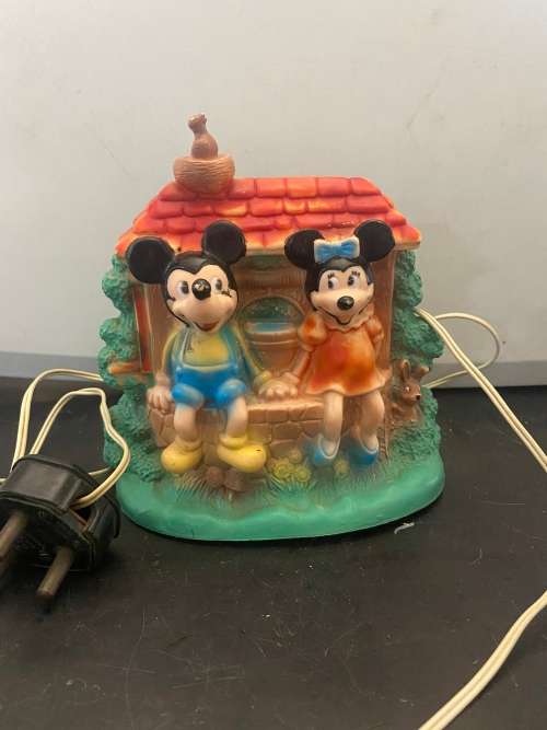 OLD DISNEY BED LAMP WORKING 1960s