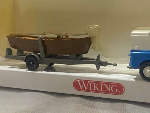 OLD WIKING 1:87 LANDROVER TRAILER COMBO - very rare -